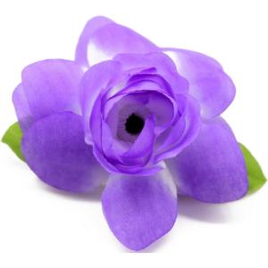 imageHawaii Luau Party Artificial Fabric Gardenia Hair ClipsBlue Purple