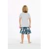 imageBoys Spandex Hawaiian Beach Board Shorts with Elastic Tie and Pocket in Faded FloralFaded Floral in Blue