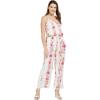 imageCouple Matching Hawaiian Luau Shirt Jumpsuit in Pink Black Hibiscus VinePink White Hibiscus Vine