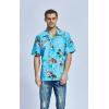 imageHawaii Hangover Mens Hawaiian Shirt Aloha Shirt Christmas Shirt SantaChristmas Shirt Santa Turquoise
