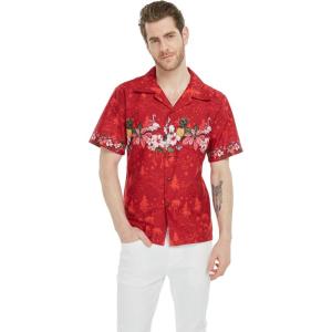 imageHawaii Hangover Mens Hawaiian Shirt Aloha Shirt Christmas Shirt SantaChristmas Shirt Cross Santa Red