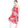 imageGirl Hawaiian Halter Dress in Hibiscus RedHibiscus Red