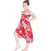 imageGirl Hawaiian Halter Dress in Hibiscus RedHibiscus Red