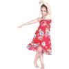 imageGirl Hawaiian Halter Dress in Hibiscus RedHibiscus Red