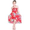 imageGirl Hawaiian Halter Dress in Hibiscus RedHibiscus Red