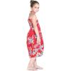 imageGirl Hawaiian Halter Dress in Hibiscus RedHibiscus Red