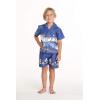 imageHawaii Hangover Boy Aloha Luau Shirt Cabana Set in DiamoneHead Palms Beach in NavyDiamonehead Palms Beach in Navy