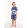 imageHawaii Hangover Boy Aloha Luau Shirt Cabana Set in DiamoneHead Palms Beach in NavyDiamonehead Palms Beach in Navy