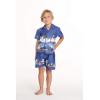 imageHawaii Hangover Boy Aloha Luau Shirt Cabana Set in DiamoneHead Palms Beach in NavyDiamonehead Palms Beach in Navy
