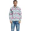 imageHawaii Hangover Mens Hawaiian Long Sleeve Shirt Aloha Shirt Flamingo in Love WhiteFlamingo in Love White