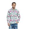 imageHawaii Hangover Mens Hawaiian Long Sleeve Shirt Aloha Shirt Flamingo in Love WhiteFlamingo in Love White