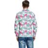 imageHawaii Hangover Mens Hawaiian Long Sleeve Shirt Aloha Shirt Flamingo in Love WhiteFlamingo in Love White
