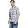 imageHawaii Hangover Mens Hawaiian Long Sleeve Shirt Aloha Shirt Flamingo in Love WhiteFlamingo in Love White
