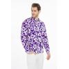 imageHawaii Hangover Mens Hawaiian Long Sleeve Shirt Aloha Shirt Flamingo in Love WhiteVintage Classic Hibiscus  Purple