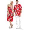 imageHawaii Hangover Mens Hawaiian Shirt Aloha Shirt Hibiscus RedHibiscus Red