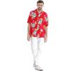 imageHawaii Hangover Mens Hawaiian Shirt Aloha Shirt Hibiscus RedHibiscus Red
