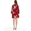 imageMatchable Couple Hawaiian Luau Shirt or Kimono in Midnight BloomMen Pineapple Garden Burgundy