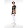 imageMatchable Family Hawaiian Luau Men Women Girl Boy Clothes in Black RafelsiaBoy Short Sleeve