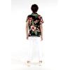 imageMatchable Family Hawaiian Luau Men Women Girl Boy Clothes in Black RafelsiaBoy Short Sleeve