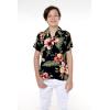 imageMatchable Family Hawaiian Luau Men Women Girl Boy Clothes in Black RafelsiaBoy Short Sleeve
