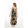 imageMatchable Family Hawaiian Luau Men Women Girl Boy Clothes in Black RafelsiaGirl Maxi Tiered