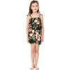 imageMatchable Family Hawaiian Luau Men Women Girl Boy Clothes in Black RafelsiaGirl Romper