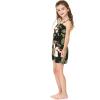 imageMatchable Family Hawaiian Luau Men Women Girl Boy Clothes in Black RafelsiaGirl Romper