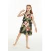 imageMatchable Family Hawaiian Luau Men Women Girl Boy Clothes in Black RafelsiaGirl Ruffle Tank
