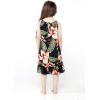 imageMatchable Family Hawaiian Luau Men Women Girl Boy Clothes in Black RafelsiaGirl Shift