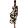 imageMatchable Family Hawaiian Luau Men Women Girl Boy Clothes in Black RafelsiaWomen Cap Sleeve