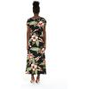 imageMatchable Family Hawaiian Luau Men Women Girl Boy Clothes in Black RafelsiaWomen Cap Sleeve