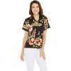 imageMatchable Family Hawaiian Luau Men Women Girl Boy Clothes in Black RafelsiaWomen Lady Aloha Shirt