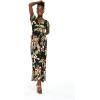 imageMatchable Family Hawaiian Luau Men Women Girl Boy Clothes in Black RafelsiaWomen Maxi Rahee