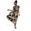 imageMatchable Family Hawaiian Luau Men Women Girl Boy Clothes in Black RafelsiaWomen Maxi Rahee