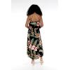 imageMatchable Family Hawaiian Luau Men Women Girl Boy Clothes in Black RafelsiaWomen Maxi Ruffle