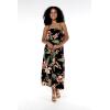imageMatchable Family Hawaiian Luau Men Women Girl Boy Clothes in Black RafelsiaWomen Maxi Ruffle
