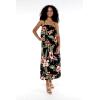 imageMatchable Family Hawaiian Luau Men Women Girl Boy Clothes in Black RafelsiaWomen Maxi Ruffle