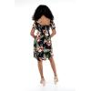 imageMatchable Family Hawaiian Luau Men Women Girl Boy Clothes in Black RafelsiaWomen Short Rahee