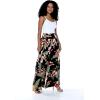 imageMatchable Family Hawaiian Luau Men Women Girl Boy Clothes in Black RafelsiaWomen Wide Leg Pants