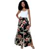 imageMatchable Family Hawaiian Luau Men Women Girl Boy Clothes in Black RafelsiaWomen Wide Leg Pants