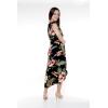 imageMatchable Family Hawaiian Luau Men Women Girl Boy Clothes in Black RafelsiaWomen Wrap Ruffle