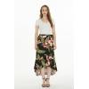 imageMatchable Family Hawaiian Luau Men Women Girl Boy Clothes in Black RafelsiaWomen Wrap Ruffle Skirt