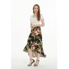 imageMatchable Family Hawaiian Luau Men Women Girl Boy Clothes in Black RafelsiaWomen Wrap Ruffle Skirt