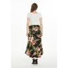 imageMatchable Family Hawaiian Luau Men Women Girl Boy Clothes in Black RafelsiaWomen Wrap Ruffle Skirt
