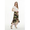 imageMatchable Family Hawaiian Luau Men Women Girl Boy Clothes in Black RafelsiaWomen Wrap Ruffle Skirt