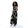 imageWomens Hawaiian Maxi Tank Elastic Luau Dress Pineapple GardenPineapple Garden Black