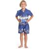 imageHawaii Hangover Boy Aloha Luau Shirt Cabana Set in DiamoneHead Palms Beach in NavyDiamonehead Palms Beach in Navy