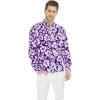 imageHawaii Hangover Mens Hawaiian Long Sleeve Shirt Aloha Shirt Flamingo in Love WhiteVintage Classic Hibiscus  Purple