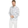 imageHawaii Hangover Mens Hawaiian Long Sleeve Shirt Aloha Shirt Flamingo in Love WhiteVintage Tropical Toile