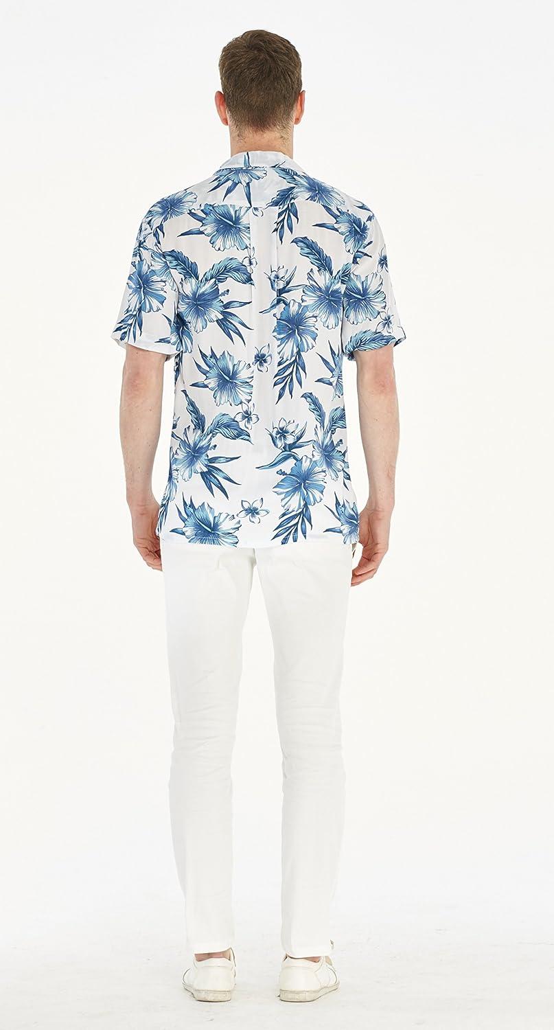 imageHawaii Hangover Mens Hawaiian Shirt Aloha Shirt Floral Edge in Assorted ColorsDay Dream Bloom